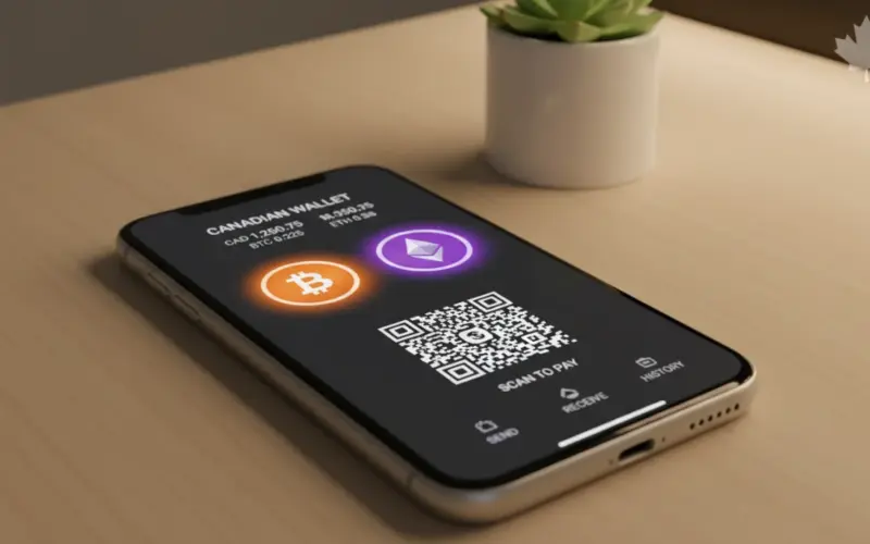 Portefeuille crypto : paiements faciles au Québec