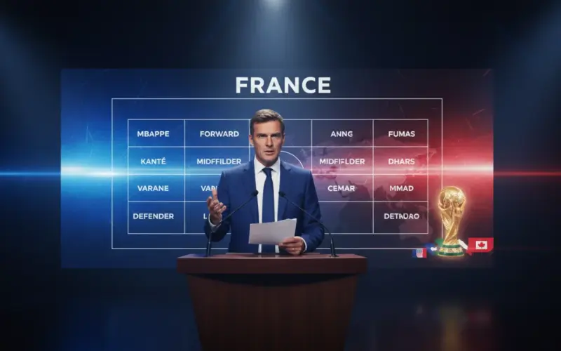 Sélection française 2026 : comment regarder Deschamps annoncer ses choix du Québec