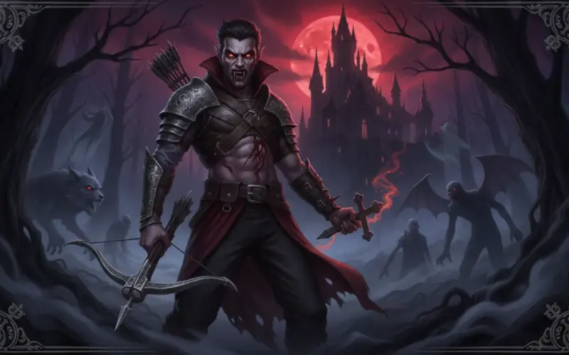 La lune maudite embrase une odyssée vampirique